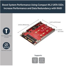 StarTech M.2 SATA RAID Adapter Standalone