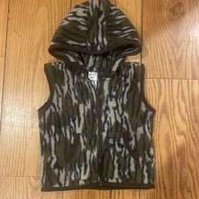 Carhartt Boys' Camo Fleece Vest 18 Months, Full Zip, Hooded