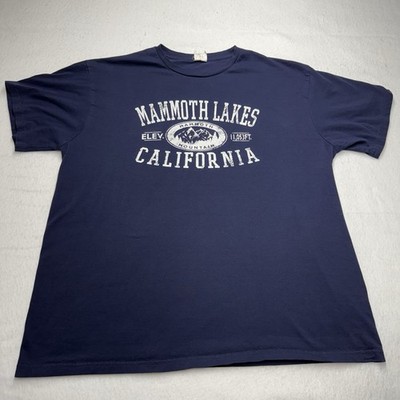 navy blue Mammoth Lakes California T-Shirt