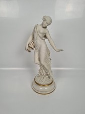 Rare Royal Worcester Parian Figure "Evening Dew" c.1870 - Pristine 16"