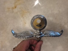Junior Motometer With Ford Logo Chrome With Wings - Boyce Moto Meter