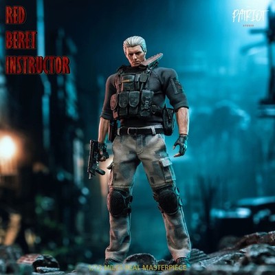 In Stock Patriot Studio 1/12 Resident Zombie Evil Crisis Jack Krauser 6'' Figure