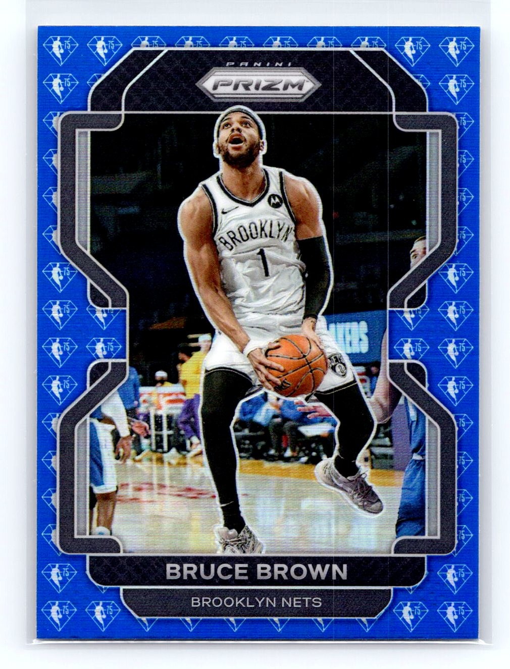 2021-22 Panini Prizm #230 Bruce Brown NBA 75th Anniversary