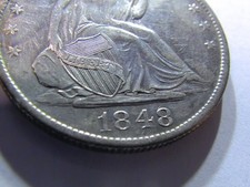 1848 Year Seated Liberty US Half Dollars (1839-1891) for sale | eBay