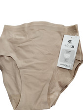 3 pk - CHANTELLE SOFTSTRETCH Hipster Shorty NUDE BRIEFS PANTIES ONE SIZE 1004