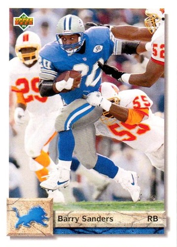 1992 Upper Deck - Barry Sanders #155