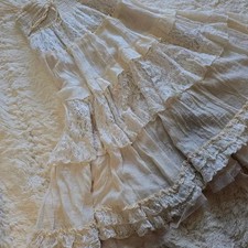 Vintage Ivory Mori Girl Lace Patch Dress Official