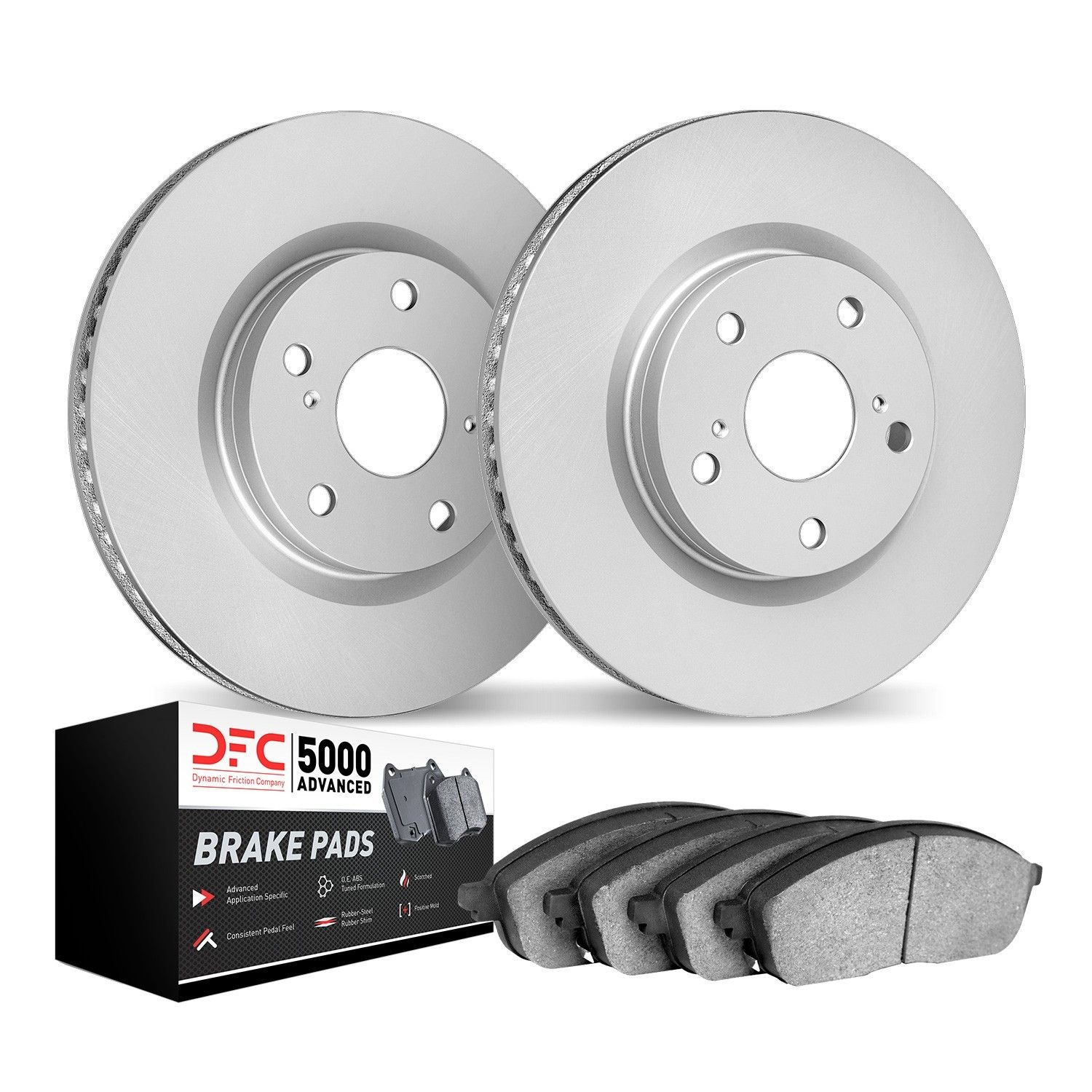 Dynamic Friction 4502-79012 Disc Brake Kit For 17-22 Maserati Levante