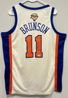 Jalen Brunson Signed New York Knicks NBA FINALS Jersey Autographed JSA COA
