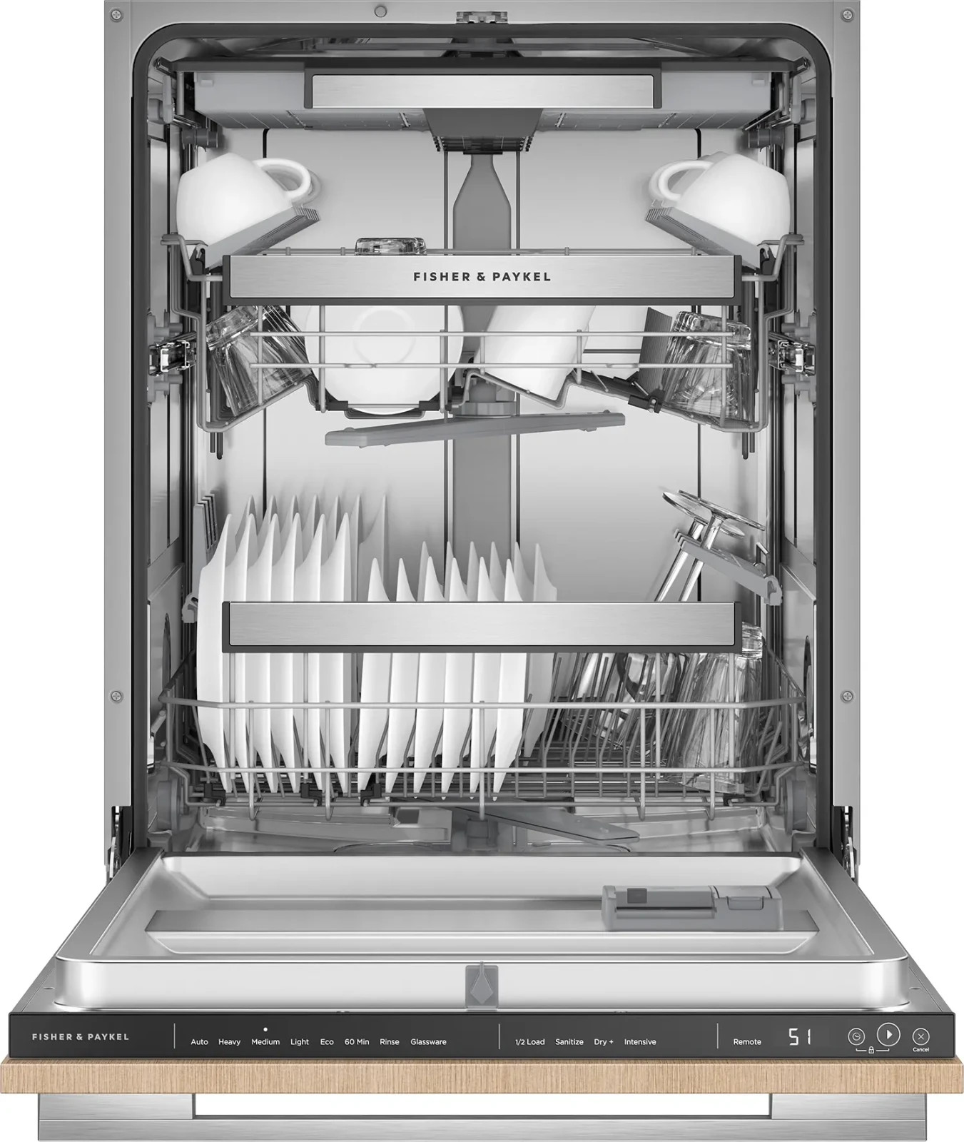 Fisher & Paykel Paykel 24 Inch Built-In Smart Dishwasher Panel Ready " " DW24UT4I2 2