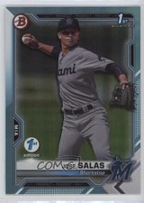 2021 Bowman 1st Edition Sky Blue Foil Jose Salas #BFE-110 bn5
