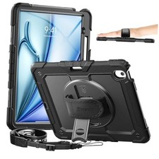 for iPad Air 13 Inch Case M4 2026/ M3 2025/ For Ipad Air 13 Inch Black Black