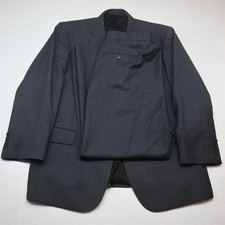 Jos A Bank 46R 40x32 Gray 100 Wool Traveler Mens Jacket Pants Suit