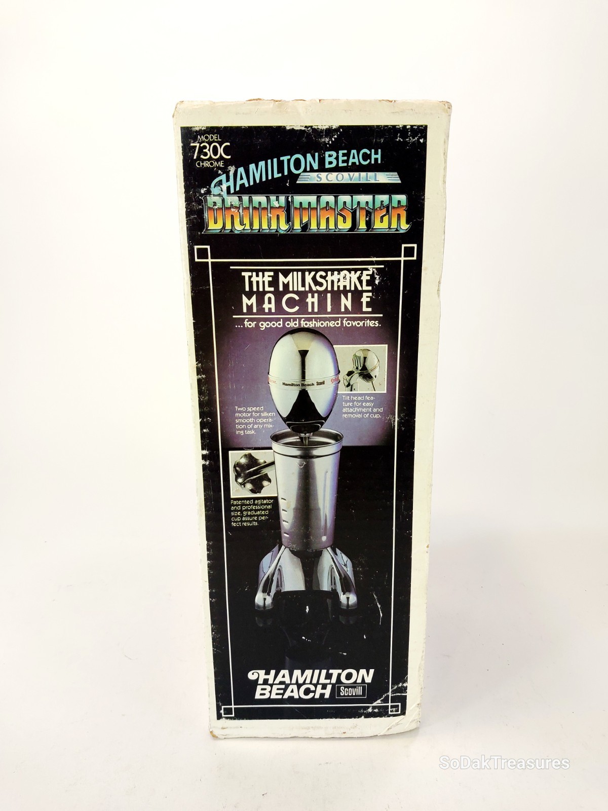 NIB Vintage Hamilton Beach Drinkmaster 730C Chrome