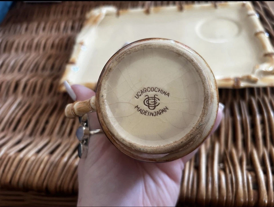 Platos y libro de fotos japoneses anteriores a la Segunda Guerra Mundial - Evaluado en el Roadshow de antigüedades EE. UU. Foto 4 de 4