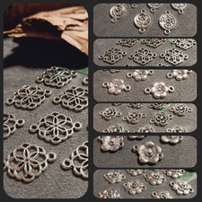 10 Verbinder Blume / Blumen - Motiv wählbar ...