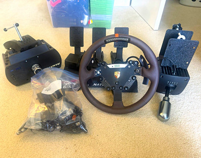 Fanatec CSL Elite Bundle Wheel Base w/ Porsche Wheel, Pedals & Shifter PC