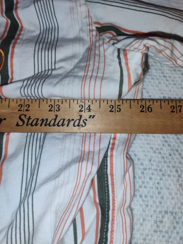 Vintage Rock Wear Striped Tuxedo Style Men’s Shirt 2XL long sleeve button up ￼ - Image 4 of 4