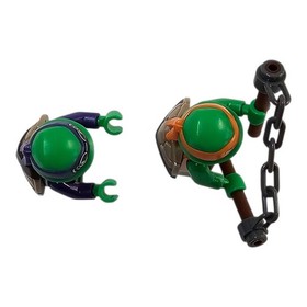 LEGO Teenage Mutant Ninja Turtles Donatello Michelangelo Minifigures TMNT 79120