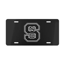 NC State Wolfpack NCAA Car Front License Plate Tag Vanity – Auto Metal Aluminum