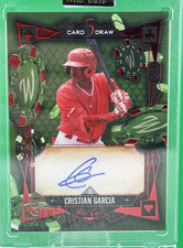 Wild Card 2024 5 Card Draw Cristian Garcia Autograph Baseball Card #5CDM-CGA