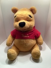 Vtg Walt Disney, Winnie the Pooh 20" Large Seated Plush Stuffed Bear