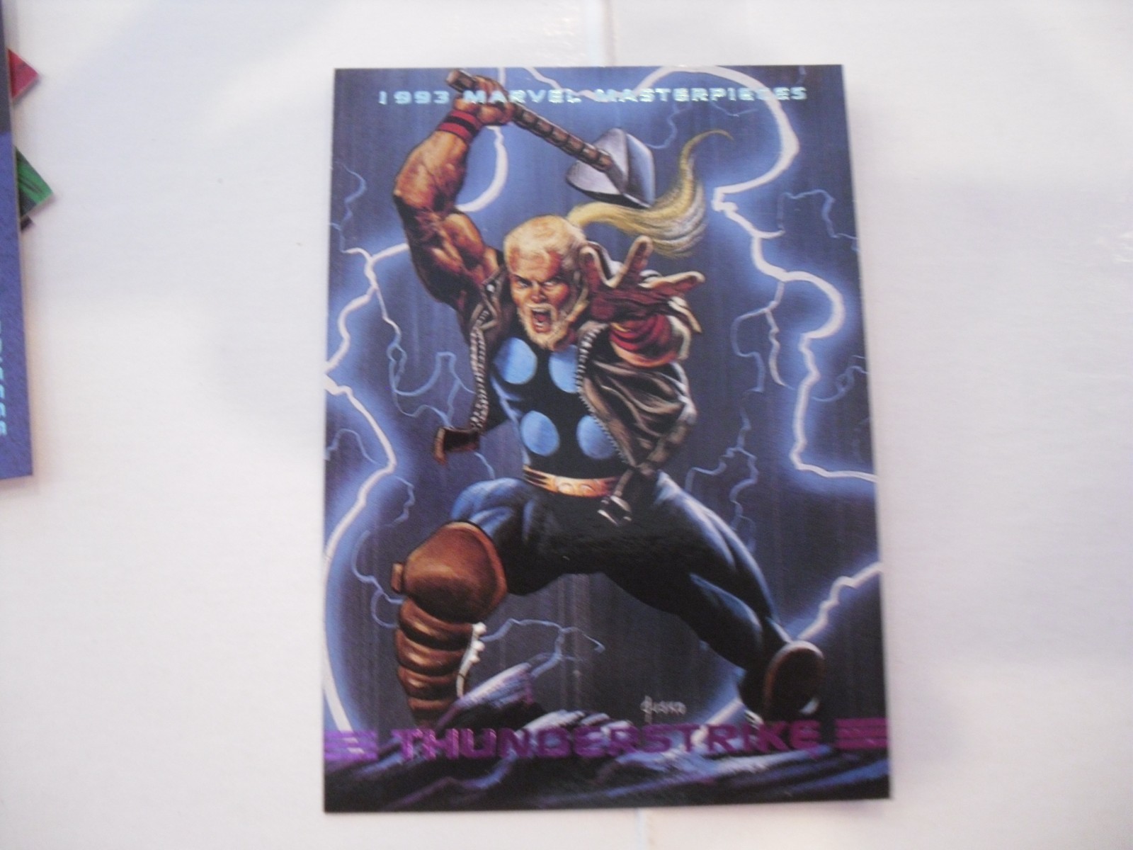 1993 SkyBox Marvel Masterpieces #73 Thunderstrike