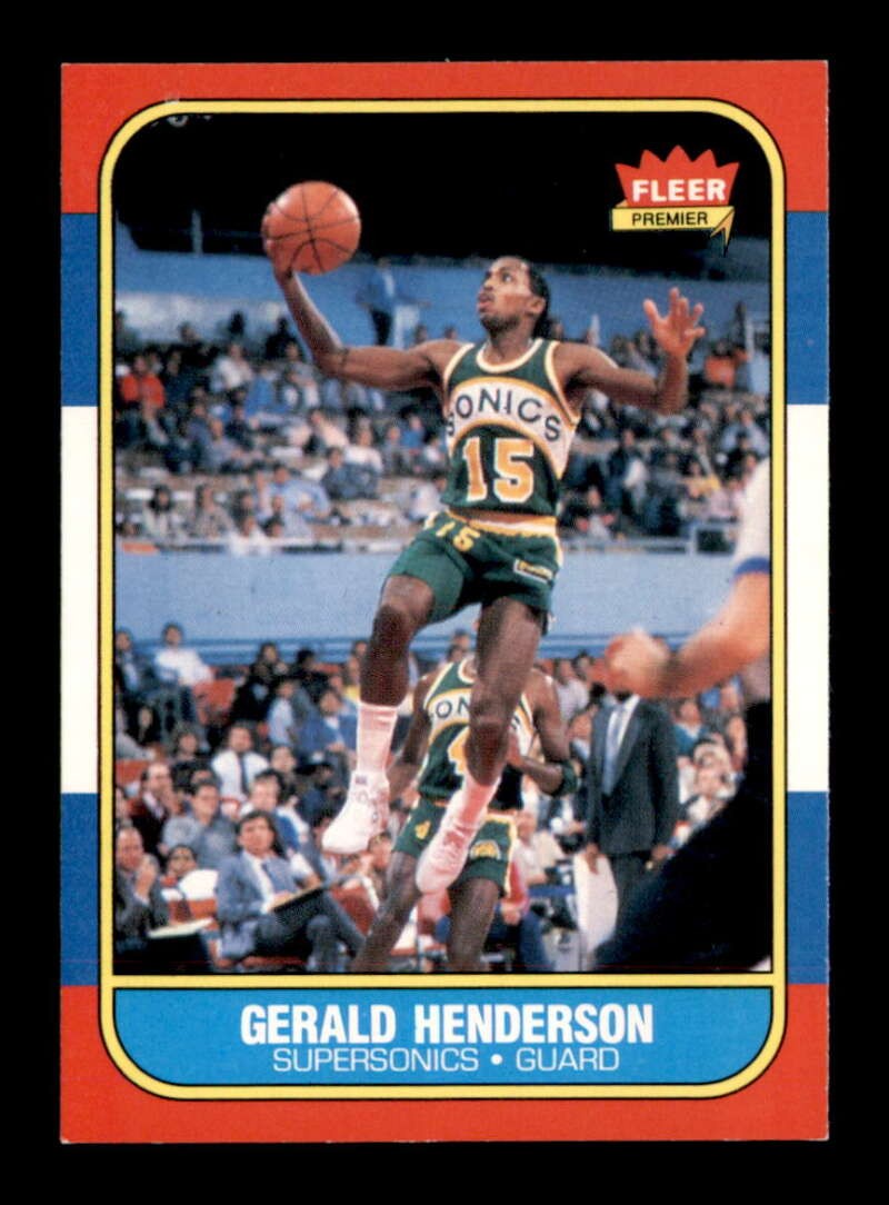 1986 Fleer #45 Gerald Henderson   EXMT/EXMT+ X3620789