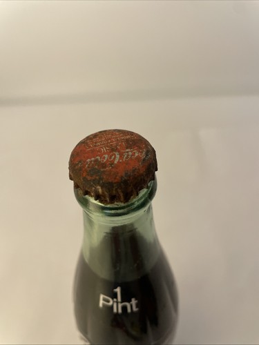 Vintage Coca-Cola Glass 1 Pint Bottle (Unopened) (RARE) *50+ Yrs Old* - Picture 9 of 10