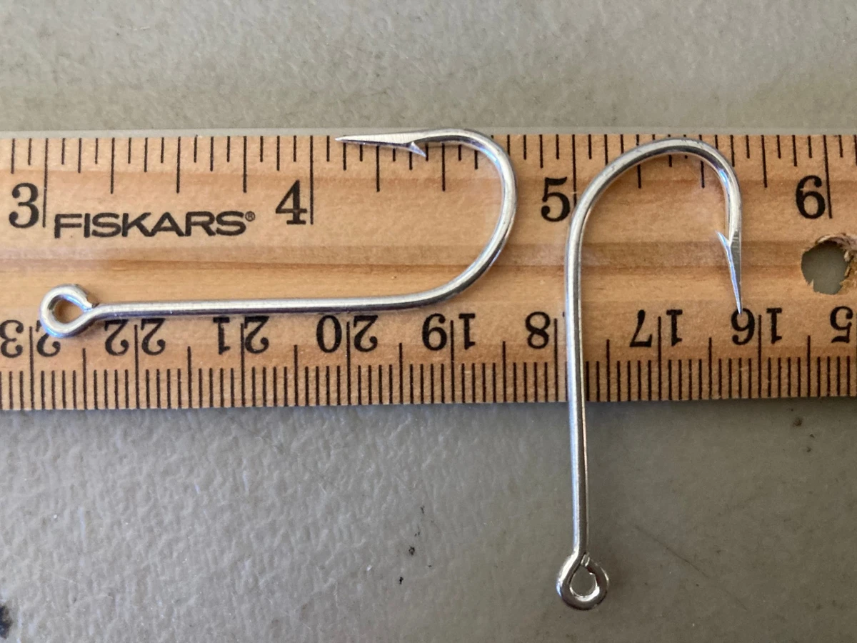 7 0 stainless trotline fishing hooks for sale Double Offset Circle Hook 7/0 Dr.Fish Color Hooks Mustad Hooks Eagle Claw