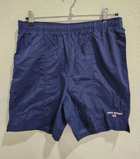 Vintage 90s Polo Sport Shorts Mens XL Nylon Ralph Lauren Navy 7  Inseam