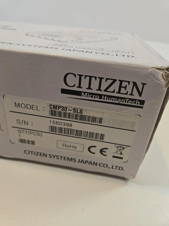 Citizen CMP-30BT Mobile Bluetooth Thermal Receipt Printer iOS MFi CMP30i-SL5 - Image 3 of 4