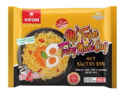 Vifon Hot Salted Egg Noodle - Pack of 6