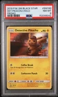 2019 POKEMON SM BLACK STAR PROMO #SM190 DETECTIVE PIKACHU-HOLO PSA 8