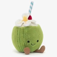 Amuseables Aruba Coconut ,Soft Toy RARE BNWT Soft Plush Toy Fun Personalized