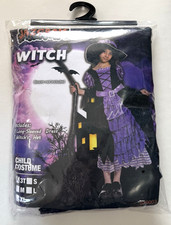 Halloween Deluxe Costume Girl Witch with Hat, Size 3T Jazgrom New