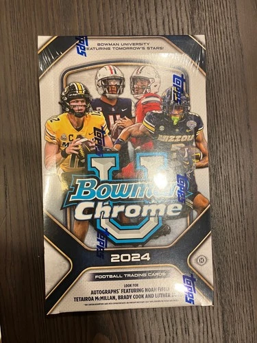 Topps 2024 Bowman University Chrome Football Hobby Box