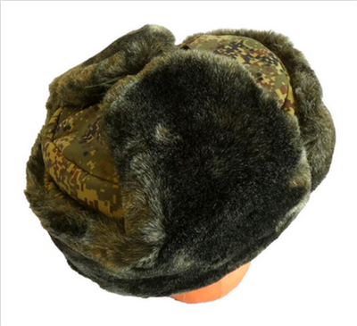 Russian Army Insulated Winter Ushanka Hat EMR Digital Flora Camo
