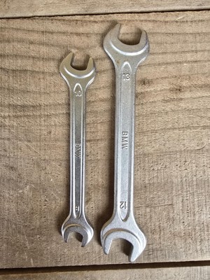 2 Pieces 12mm/13mm 10mm/8mm Open Wrench OEM Heyco BMW Trunk Tool E36 E46 E34 E39
