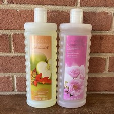 Lot of 2 Avon Bubble Delight Bath FRESH ORCHID APPLE  CHERRY BLOSSOM 24 oz