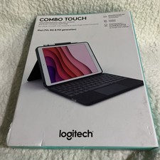 Logitech Combo Touch for iPad 7th, 8th and 9th Gen case with trackpad, Keyboard