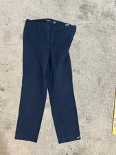 Old Navy Pixie Ankle Pants Women Size 10 Pockets Navy Blue High Rise Charcoal