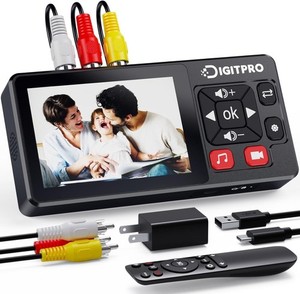 VHS to Digital Converter, HD VHS Digitalisieren Videorecorder mit Remote DV, DVD