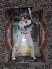 2025 Panini Select Baseball Slade Caldwell #81 RC Silver Concourse 