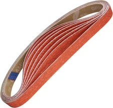 8 Pack 1 x 30 Inch Metal Grinding Ceramic Sanding Belts Kit - 40 60 1x30 in 