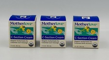 3 MotherLove C-Section Cream Organic Herbal Balm Cesarean Postpartum 1 fl oz