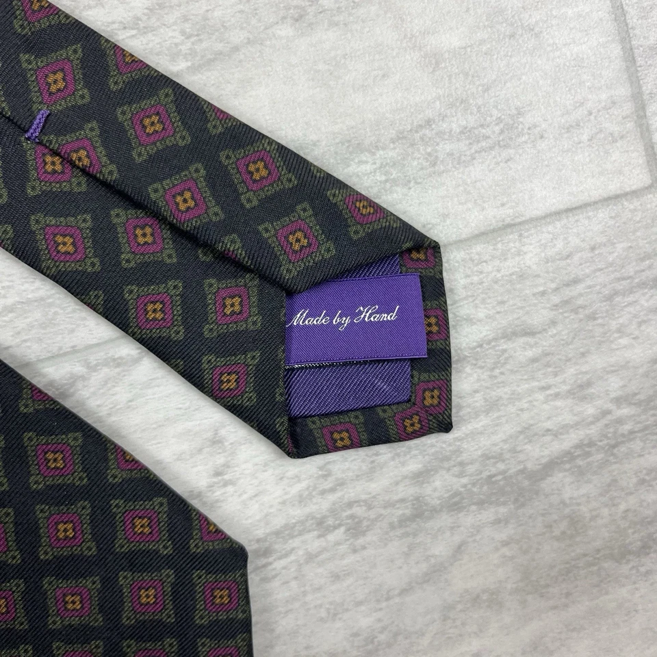 Ralph Lauren Purple Label Men’s Tie Hand Made In Italy - Image 3 of 4