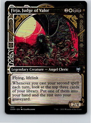 Magic the Gathering Firja, Judge of Valor (Showcase) Kaldheim MTG Free Shipping!