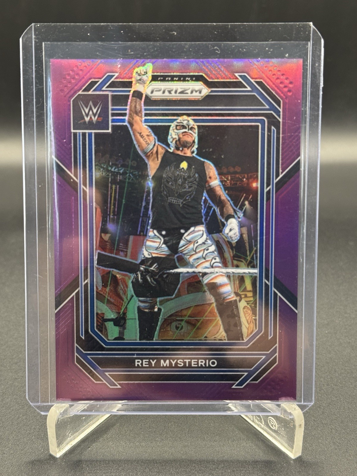 2023 Panini Prizm WWE - Rey Mysterio #112 Purple Prizm /149