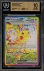 Pokemon Pikachu EX SIR Scarlet & Violet Surging Sparks #238 Bgs 10 Pristine